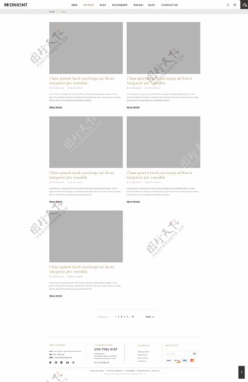 UI网页设计模板
