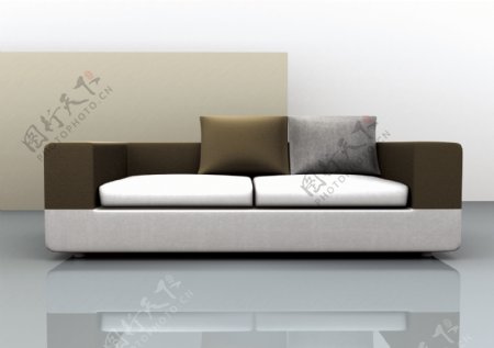 现代客厅高贵沙发地板图片