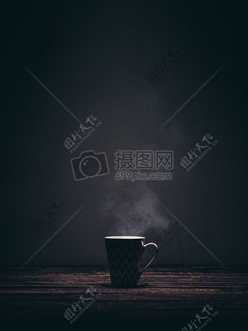 咖啡杯保温杯饮料茶热饮料蒸汽