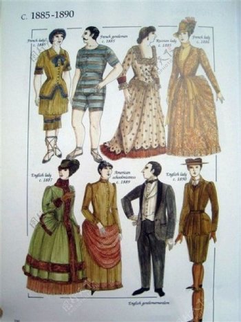 8款时尚欧式服装设计图