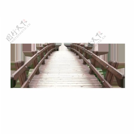 木质桥梁元素