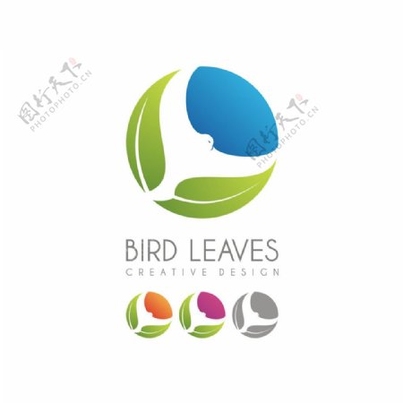 创意鸽子logo设计图片