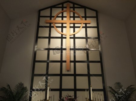 教堂里的十字架