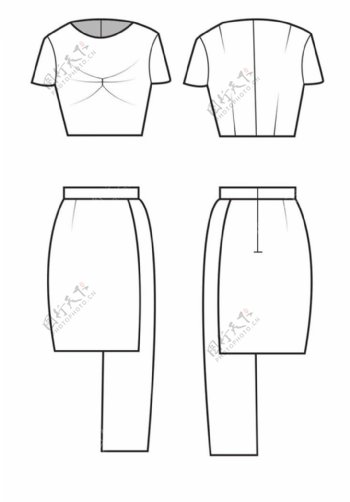 时尚裤裙设计图