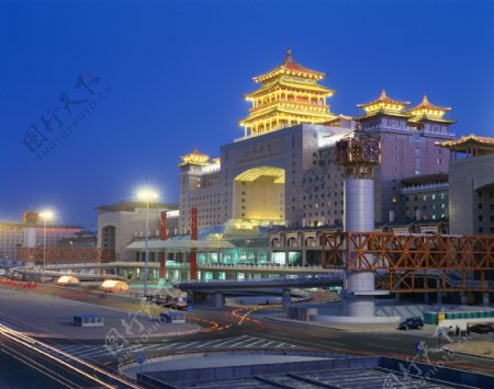 北京西站摄影图片