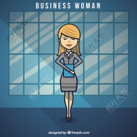 商业女性插画