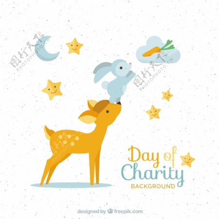 国际慈善日与可爱的动物