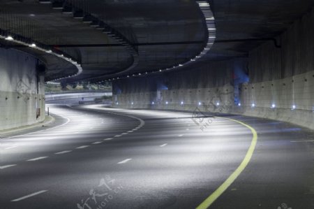 隧道路面风景