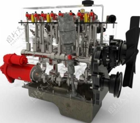 希尔曼引擎机械模型