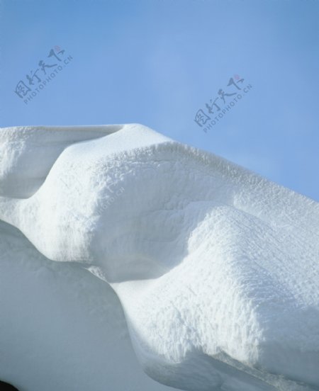 冬季白雪特写图片