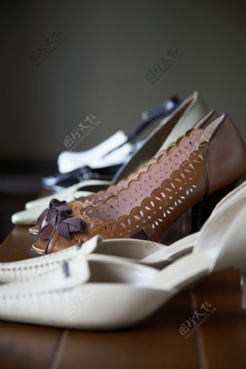 女性皮鞋摄影高清图片