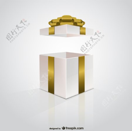 金丝带礼品盒