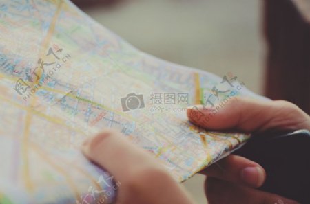 手方式引导观光旅游模拟决策方向发现地图导航新