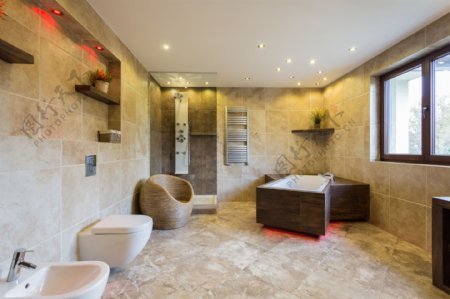 复古风格浴室装修设计