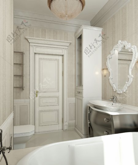 欧式风格浴室装修设计