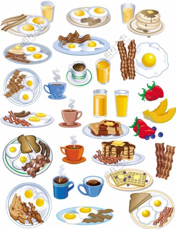 早餐食品的图标2