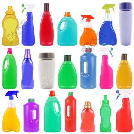 各种彩色瓶子素材图片