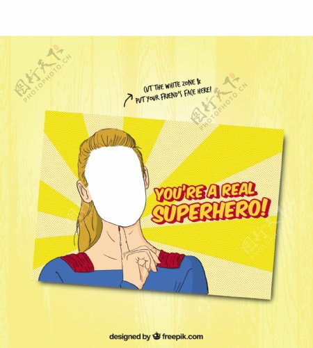 有趣的超级英雄卡