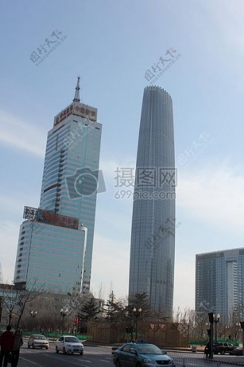 高大建筑物街景中国天津L.jpg