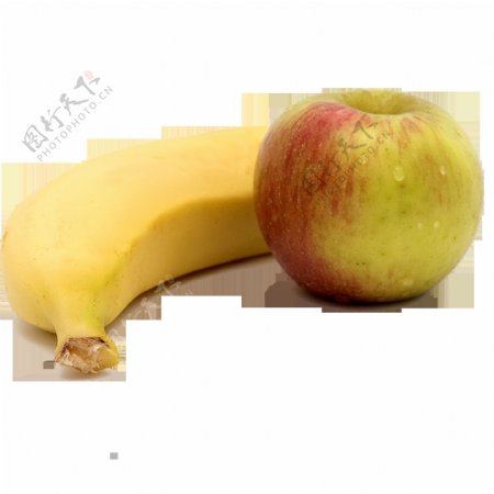 香蕉和苹果高清素材