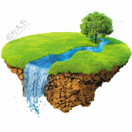 节约用水绿色地球
