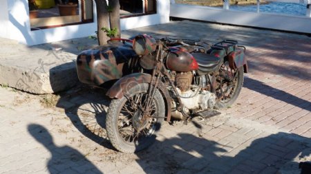 古老的摩托车