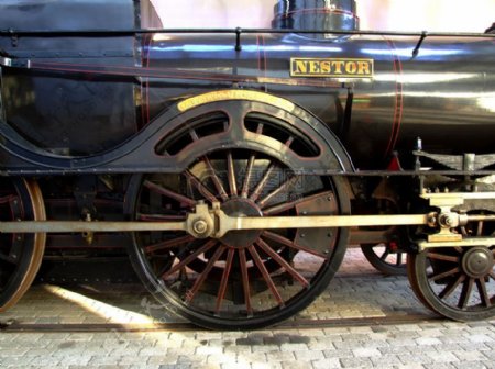 古式的蒸汽火车