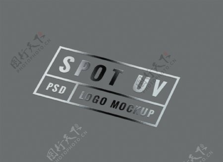 VI设计logo设计UV效果模版智能样机