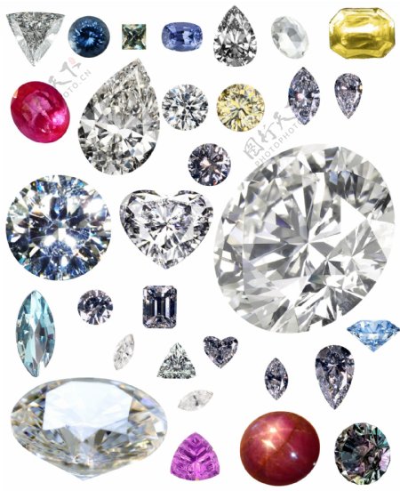 钻石素材珠宝修图