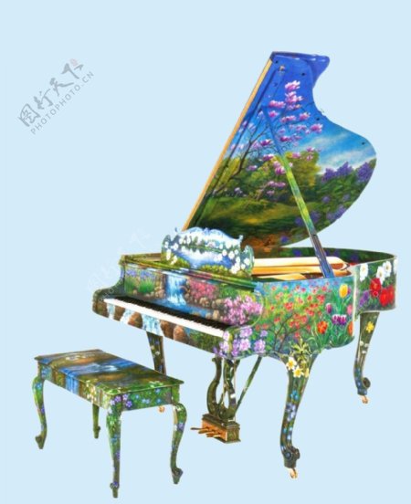 中国风钢琴创意
