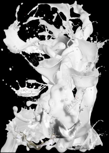 高清动态牛奶PSD分层素材