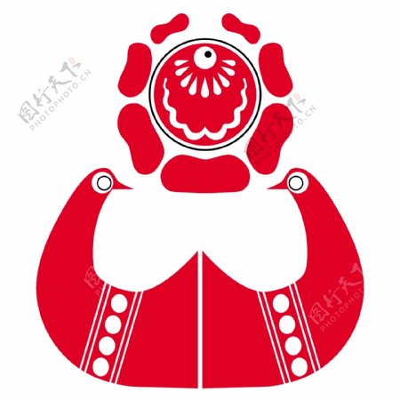 红色时尚logo设计