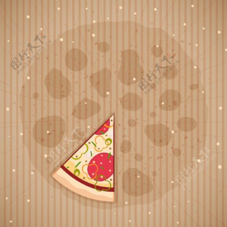 新款披萨盒pizza底纹素材油印图案