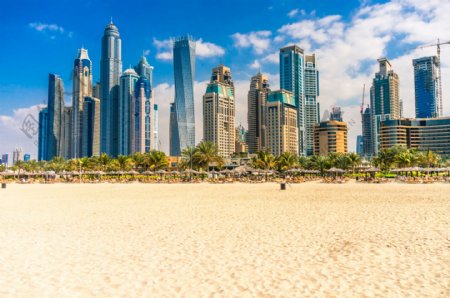 迪拜沙滩风景