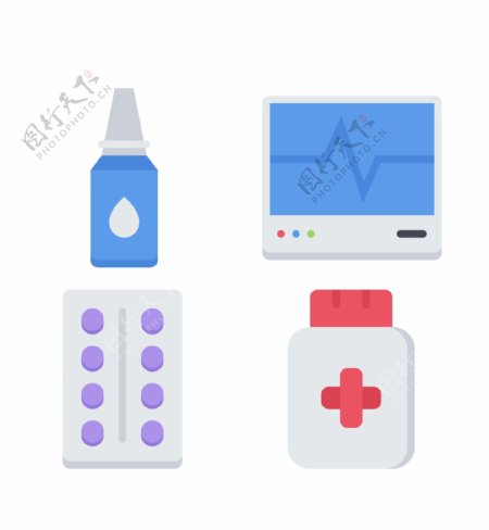 医疗机械用品icon图标素材