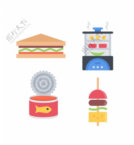 食物简约图标icon