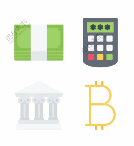 金融计算器icon图标素材