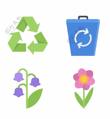 回收循环精美icon图标