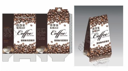 咖啡包装设计效果图片模板下载