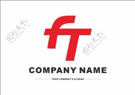 英文字母FT的logo