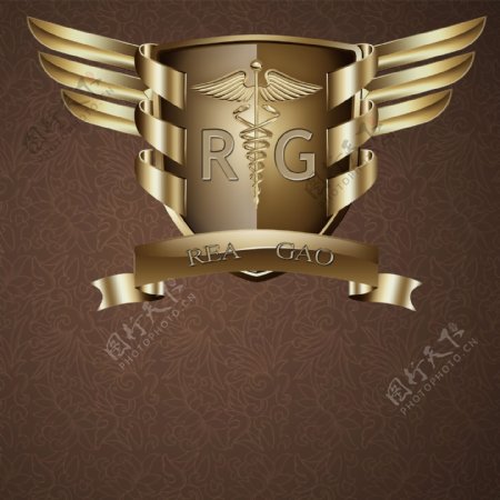 五金logo设计字母logoRG