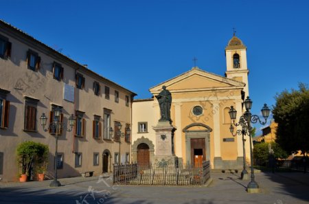 意大利小城奥尔维耶托风景