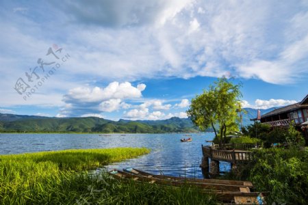 四川泸沽湖风景