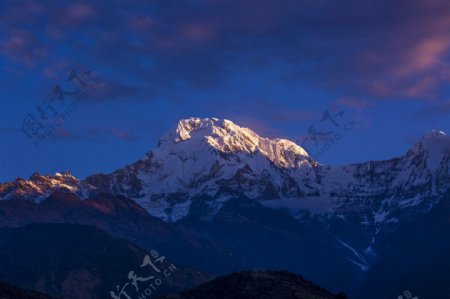 尼泊尔安纳布尔纳峰风景
