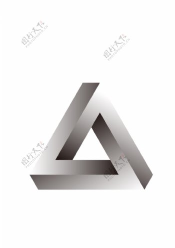 彭罗斯三角形金属质感