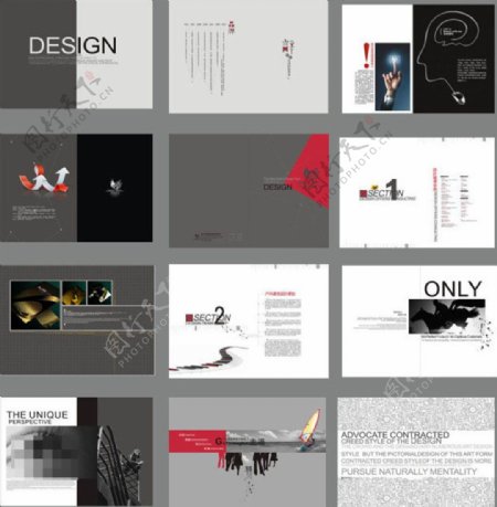 企业创意画册设计模板cdr素材下载
