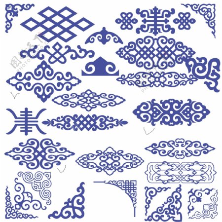 蒙古花纹