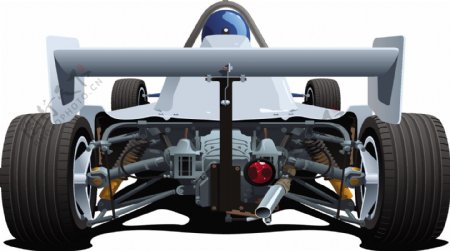 F1赛车四驱车设计矢量素材8