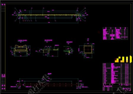皮带机总图CAD机械图纸