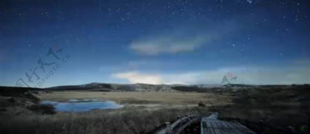地球风景延时摄影2010年双子座流星雨GeminidsMeteorShower